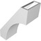 Ekena Millwork 5 1/2-in. W x 10-in. D x 14-in. H Westlake Architectural Grade PVC Knee Brace BRCP055X10X14WTL - alternate 6